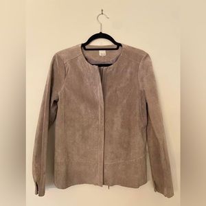 Brand New Ecru Suede Jacket